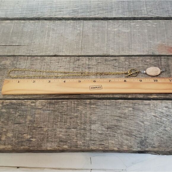 ARTISAN Toggle Polished Stone Necklace - Picture 5 of 6